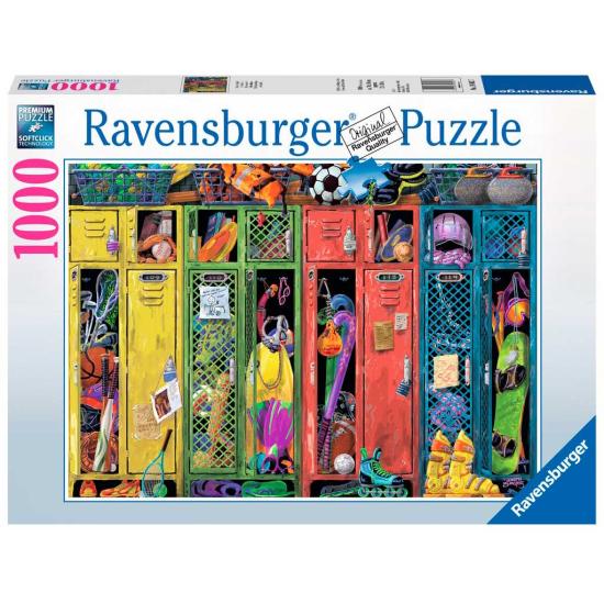 Puzzle Ravensburger Taquillas de Colores de 1000 Piezas