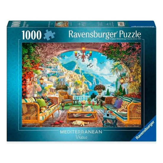 Puzzle Ravensburger Terraza Mediterránea de 1000 Piezas