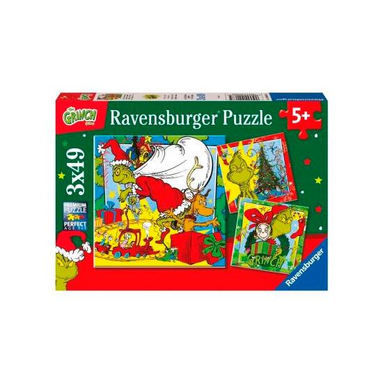 Puzzle Ravensburger The Grinch de 3x49 Piezas