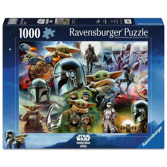 Puzzle Ravensburger The Mandalorian and Grogu de 1000 Pzs