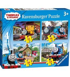 Puzzle Ravensburger Thomas y sus Amigos 12+16+20+24 Piezas
