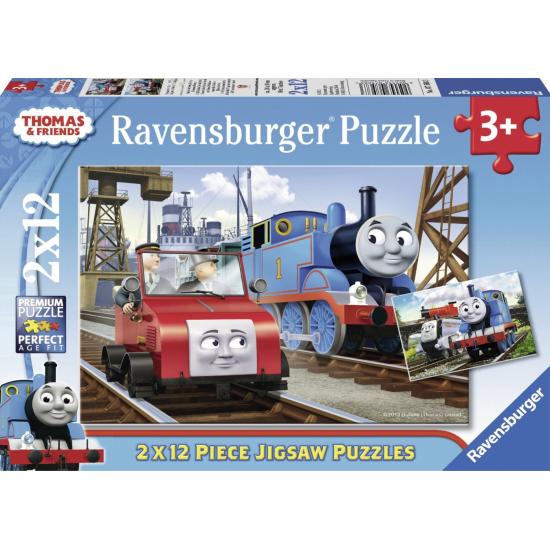 Puzzle Ravensburger Thomas y sus Amigos de 2x12 Piezas