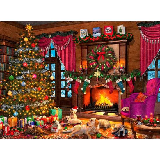 Puzzle Ravensburger Tierna Navidad de 500 Piezas
