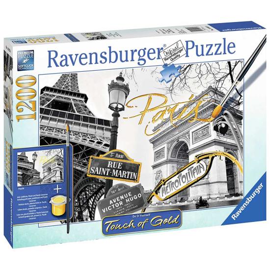Puzzle Ravensburger Toque de Oro en París (Detalles Dorados) 12