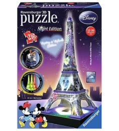 Puzzle Ravensburger Torre Eiffel Disney Night Edition 3D 3D 216