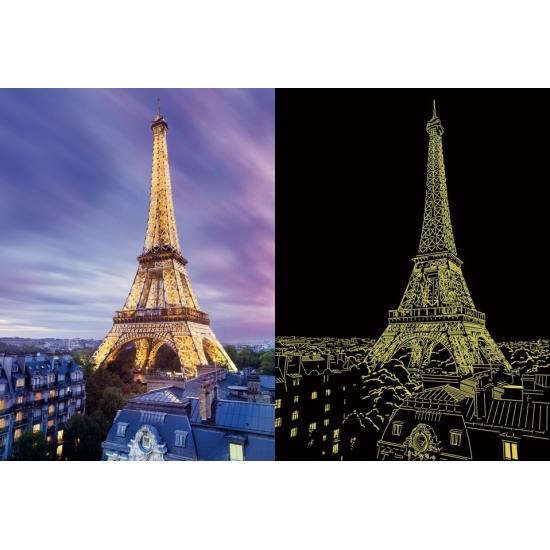 Puzzle Ravensburger Torre Eiffel, Fosforescente de 500 Piezas Puzzle Ravensburger Torre Eiffel, Fosforescente de 500 Piezas
