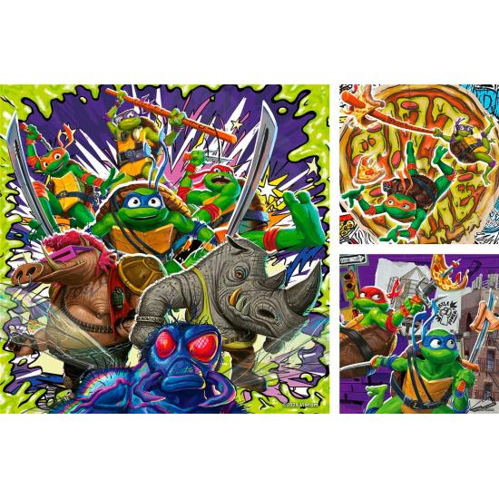 Puzzle Ravensburger Tortugas Ninja de 3x49 Piezas Puzzle Ravensburger Tortugas Ninja de 3x49 Piezas