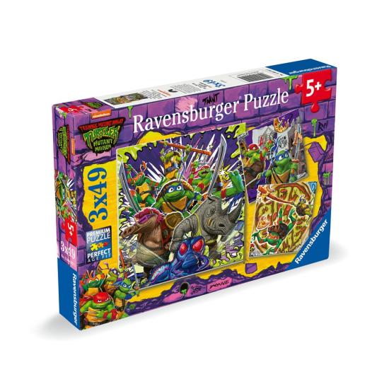 Puzzle Ravensburger Tortugas Ninja de 3x49 Piezas Puzzle Ravensburger Tortugas Ninja de 3x49 Piezas