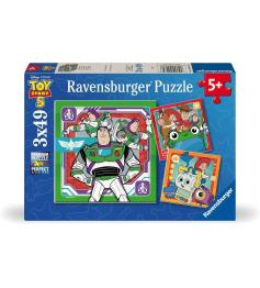 Puzzle Ravensburger Toy Story 5 de 3x49 Piezas