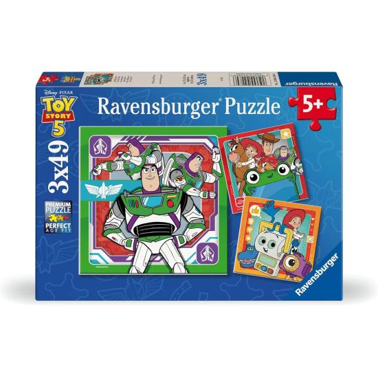 Puzzle Ravensburger Toy Story 5 de 3x49 Piezas