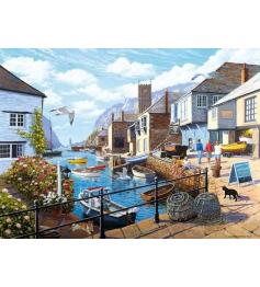 Puzzle Ravensburger Tranquil Harbour de 500 Piezas