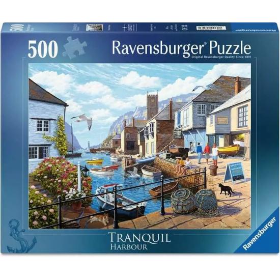 Puzzle Ravensburger Tranquil Harbour de 500 Piezas