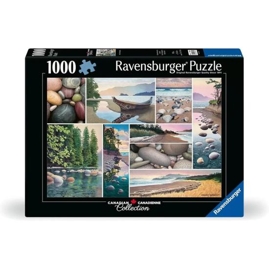 Puzzle Ravensburger Tranquilidad en la Costa Oeste  de 1000 Piez
