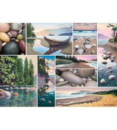 Puzzle Ravensburger Tranquilidad en la Costa Oeste  de 1000 Piez