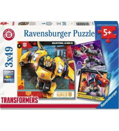 Puzzle Ravensburger Transformers de 3x49 Piezas