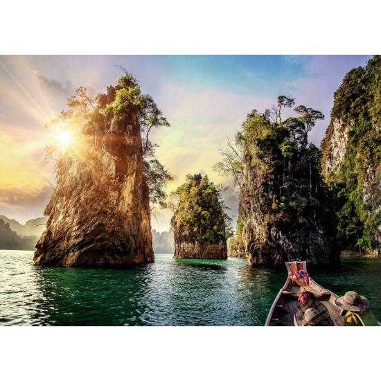 Puzzle Ravensburger Tres Rocas en Cheow Lan, Tailandia 1000 Pzs