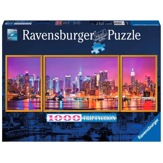 Puzzle Ravensburger Tríptico Nueva York de 1000 Piezas Puzzle Ravensburger Tríptico Nueva York de 1000 Piezas