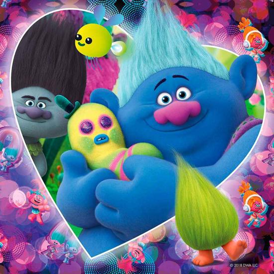 Puzzle Ravensburger Trolls de 3x49 Piezas