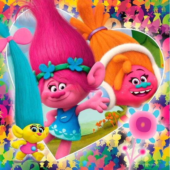Puzzle Ravensburger Trolls de 3x49 Piezas