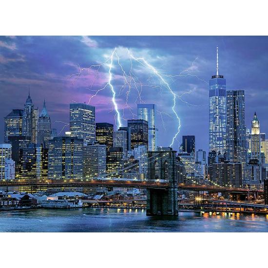 Puzzle Ravensburger Trueno Sobre Nueva York Fosforescente de 50 Puzzle Ravensburger Trueno Sobre Nueva York Fosforescente de 50