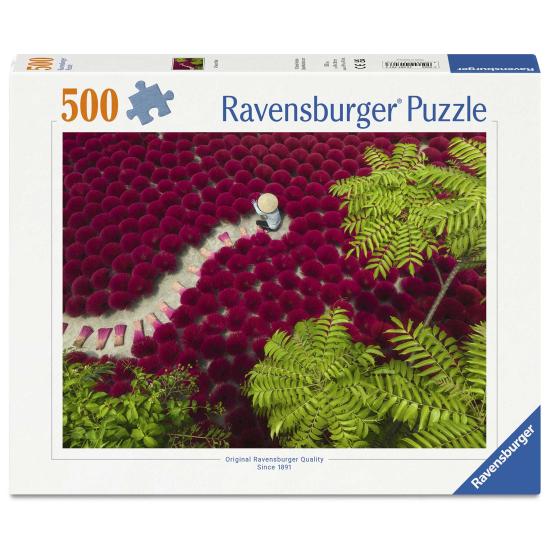 Puzzle Ravensburger Un Mar De Rojo de 500 Piezas