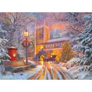 Puzzle Ravensburger Una Navidad Brillante Fosforescente de 500 P