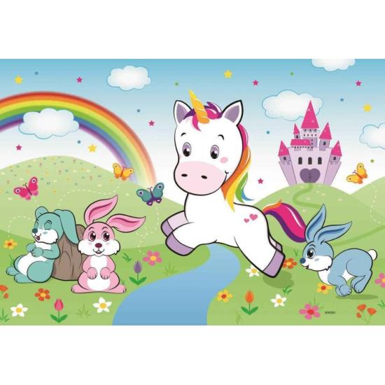 Puzzle Ravensburger Unicornio de Fábula de 2x24 Piezas