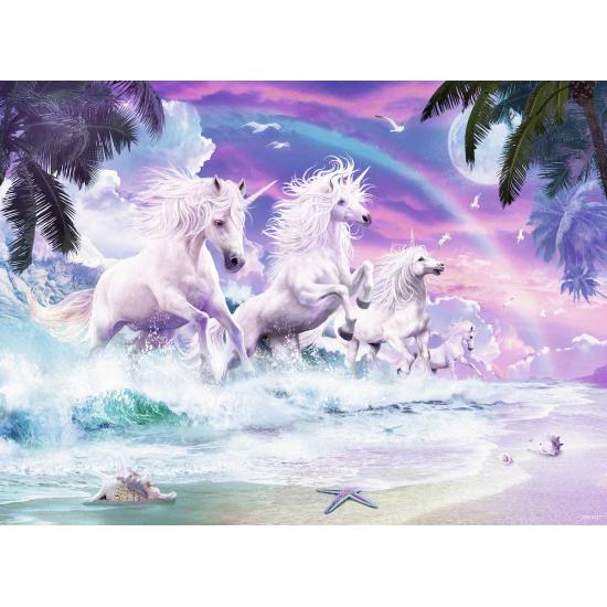 Puzzle Ravensburger Unicornios en la Playa XXL de 150 Piezas Puzzle Ravensburger Unicornios en la Playa XXL de 150 Piezas