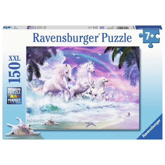 Puzzle Ravensburger Unicornios en la Playa XXL de 150 Piezas Puzzle Ravensburger Unicornios en la Playa XXL de 150 Piezas