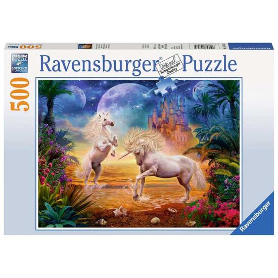 Puzzle Ravensburger Unicornios Mágicos de 500 Piezas