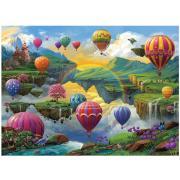 Puzzle Ravensburger Valle Del Globo Aerostático de 500 Piezas