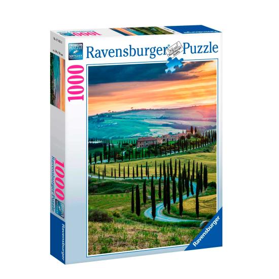 Puzzle Ravensburger Valle del Orcia, Toscana de 1000 Pzs Puzzle Ravensburger Valle del Orcia, Toscana de 1000 Pzs