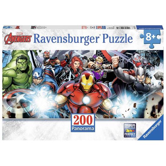 Puzzle Ravensburger Vengadores Panorama de 200 Piezas