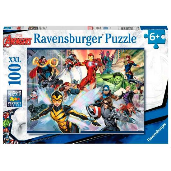 Puzzle Ravensburger Vengadores XXL de 100 Piezas Puzzle Ravensburger Vengadores XXL de 100 Piezas