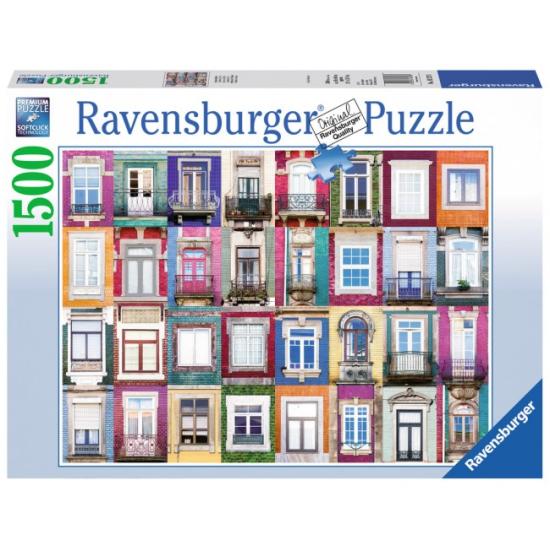 Puzzle Ravensburger Ventanas Portuguesas de 1500 Piezas