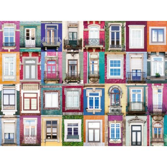 Puzzle Ravensburger Ventanas Portuguesas de 1500 Piezas