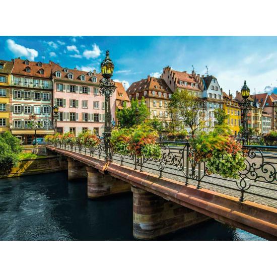 Puzzle Ravensburger Verano en Estrasburgo de 1500 Piezas