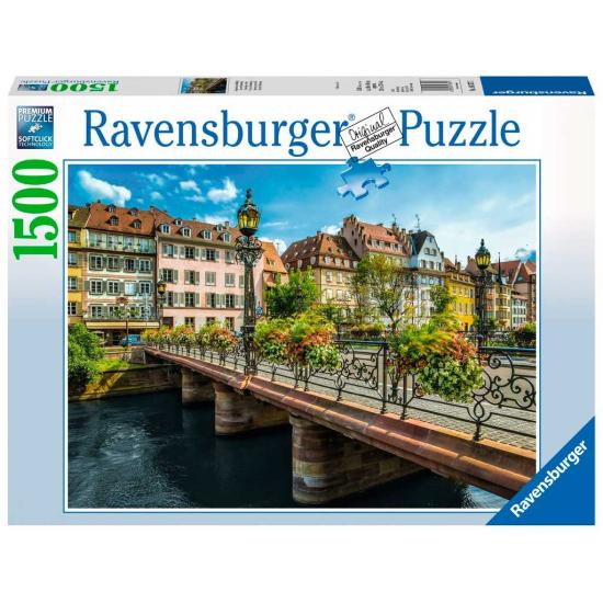 Puzzle Ravensburger Verano en Estrasburgo de 1500 Piezas