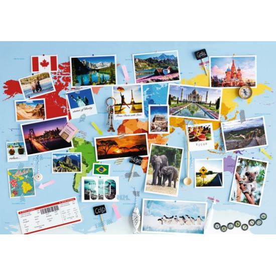Puzzle Ravensburger Viaje Alrededor del Mundo de 1000 Piezas