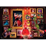 Puzzle Ravensburger Villanos Disney: Reina de Corazones de 1000