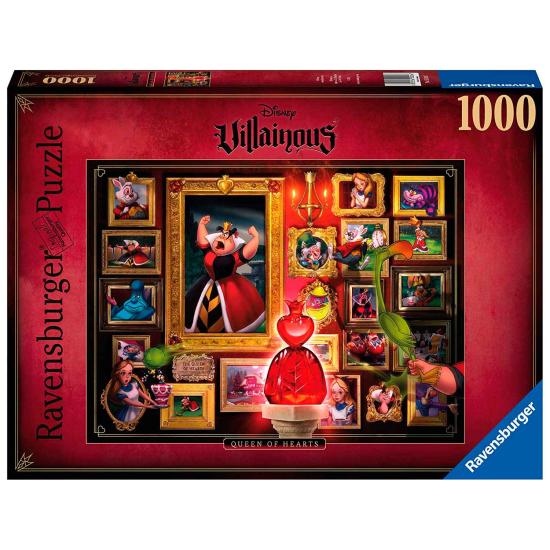 Puzzle Ravensburger Villanos Disney: Reina de Corazones de 1000