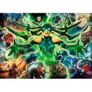 Puzzle Ravensburger Villanos Marvel: Hela de 1000 Piezas