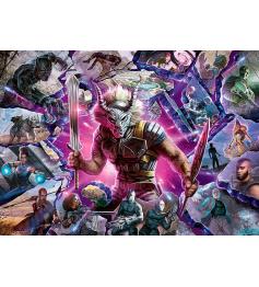 Puzzle Ravensburger Villanos Marvel: Killmonger de 1000 Piezas