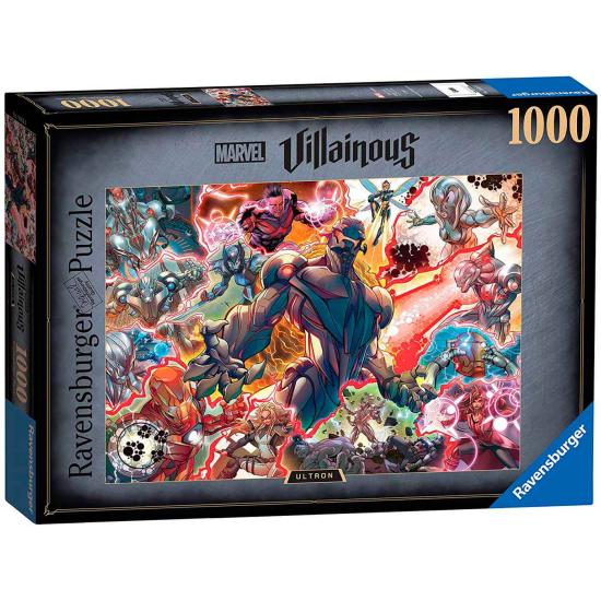 Puzzle Ravensburger Villanos Marvel: Ultron de 1000 Piezas Puzzle Ravensburger Villanos Marvel: Ultron de 1000 Piezas