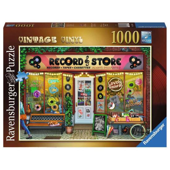 Puzzle Ravensburger Tienda de Vinilos de 1000 Piezas