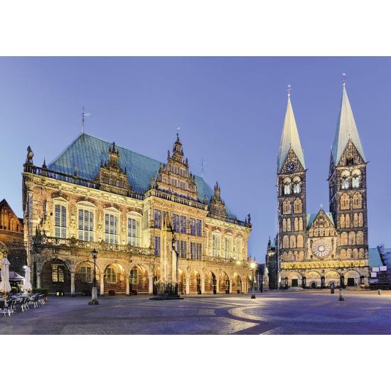 Puzzle Ravensburger Vista de Bremen 1000 Piezas