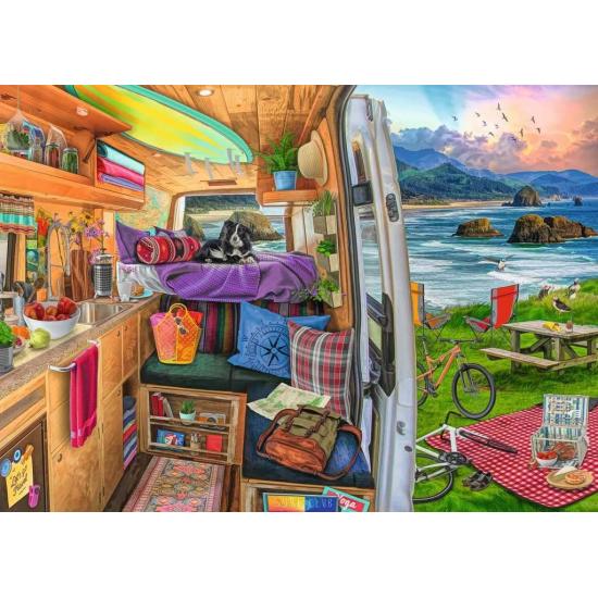 Puzzle Ravensburger Vistas desde la Autocaravana XXL 500 Pzs