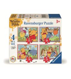 Puzzle Ravensburger Winnie the Pooh Progres 12+16+20+24 Pzs