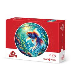 Puzzle Circular Art Puzzle Acuario 570 Piezas
