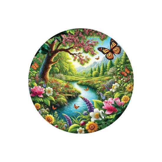 Puzzle Redondo Art Puzzle El Jardín Del Monarca 570 Pzs